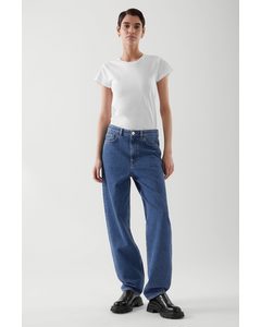 Tapered Full-length Jeans Washed Blue