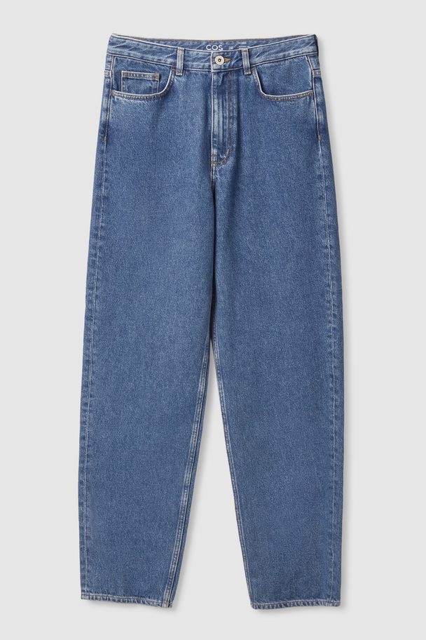 COS Tapered Full-length Jeans Washed Blue