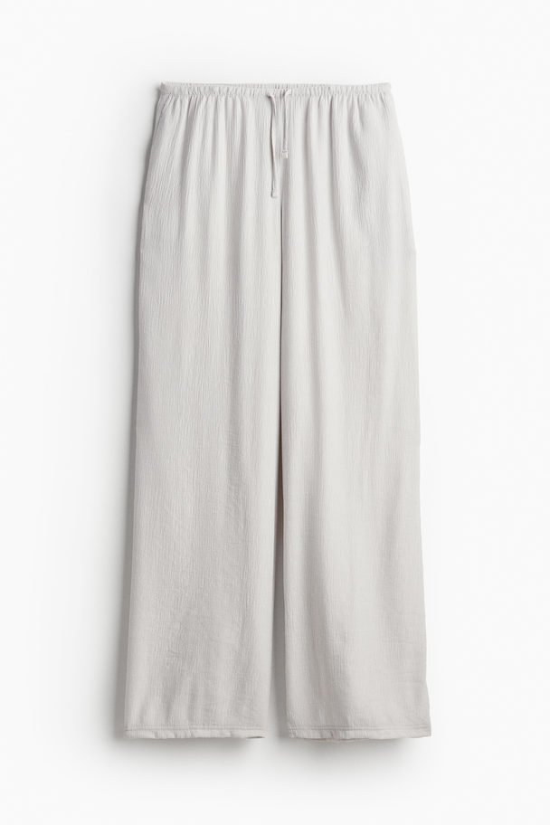 H&M Pull-on Broek Lichtgrijs