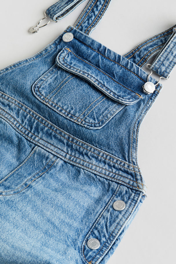 H&M Denim Dungarees Denim Blue