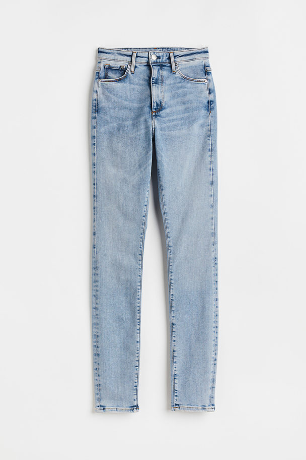 H&M Shaping Skinny High Jeans Hellblau