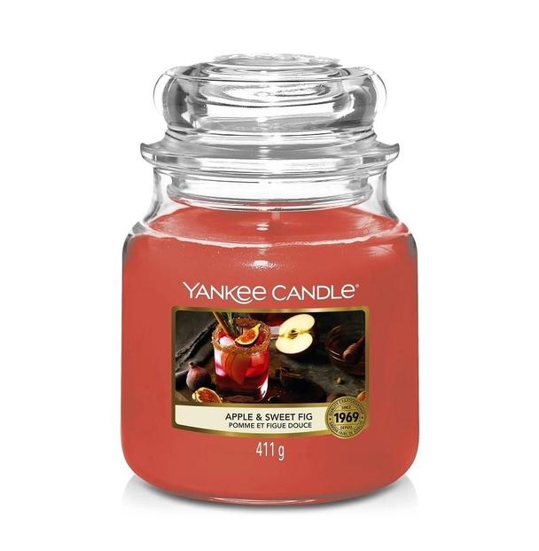 Yankee Candle Yankee Candle Classic Medium Jar Apple And Sweet Fig 411g