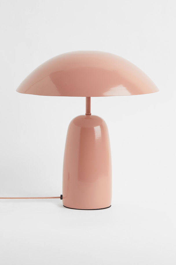 H&M HOME Metal Table Lamp Rust Pink