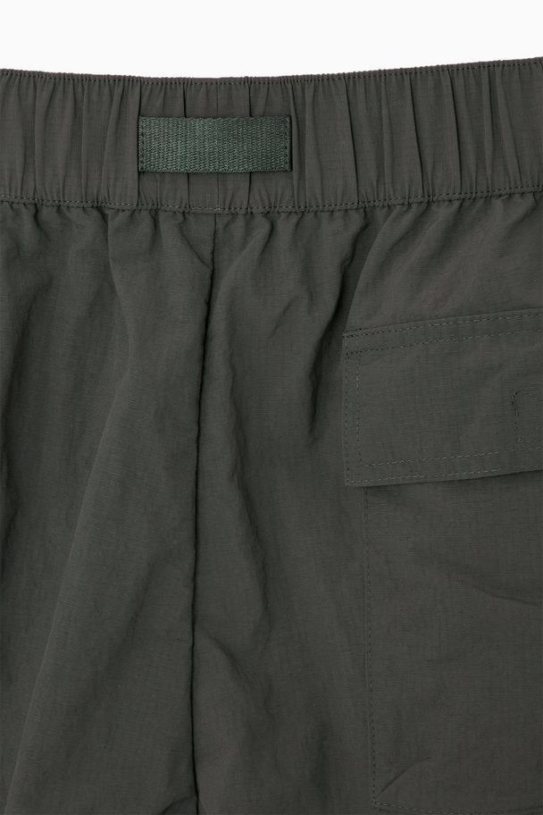 COS Utility Swim Shorts Dark Green