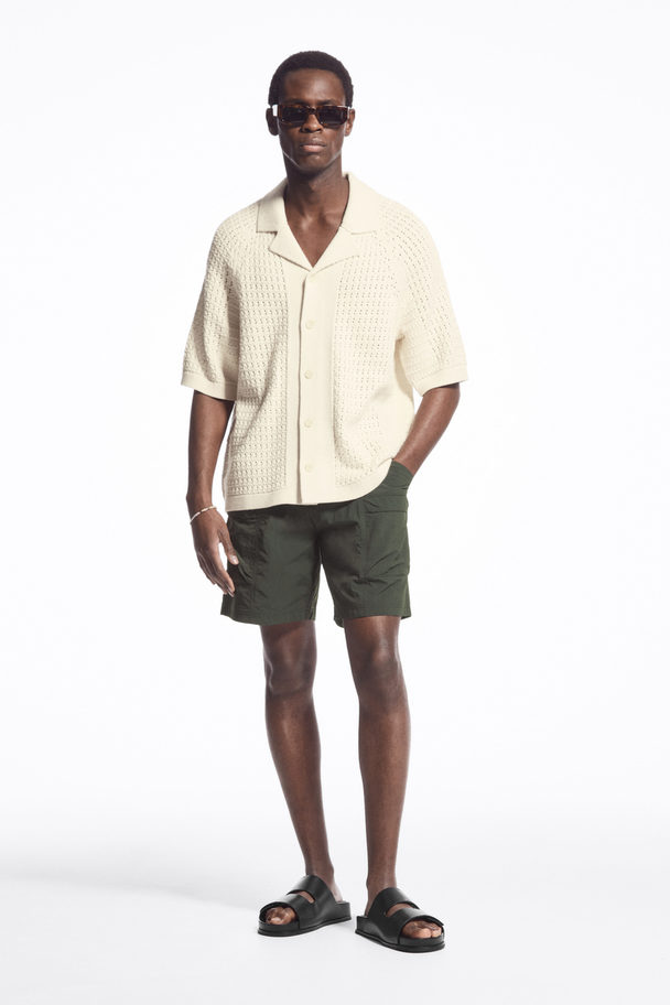 COS Utility Swim Shorts Dark Green