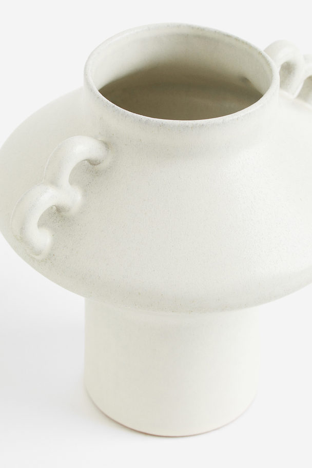 H&M HOME Small Terracotta Vase White