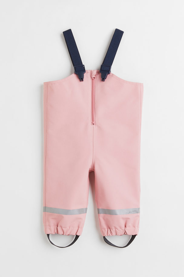 H&M Rain Trousers With Braces Old Rose