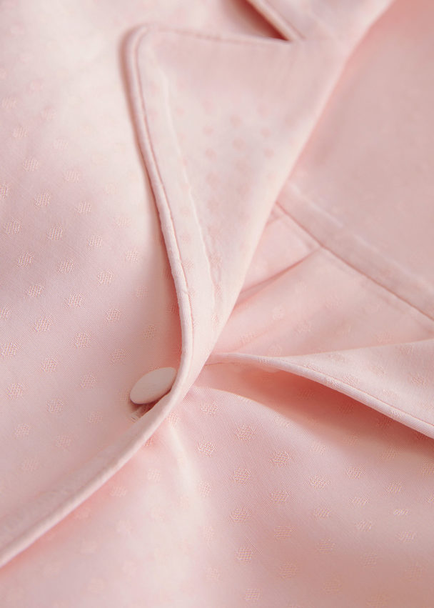 & Other Stories Soft Pyjama Top Light Pink