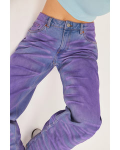Imoo Low Wide Rainbow Jeans Purple