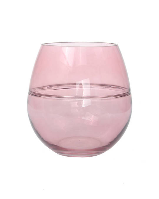 360Living Glass Vase Sidney 525 Rose