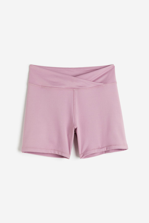 H&M SoftMove™ Sport-Hotpants Rosa