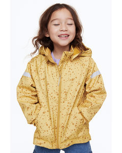 Water-resistant Softshell Jacket Yellow/spotted
