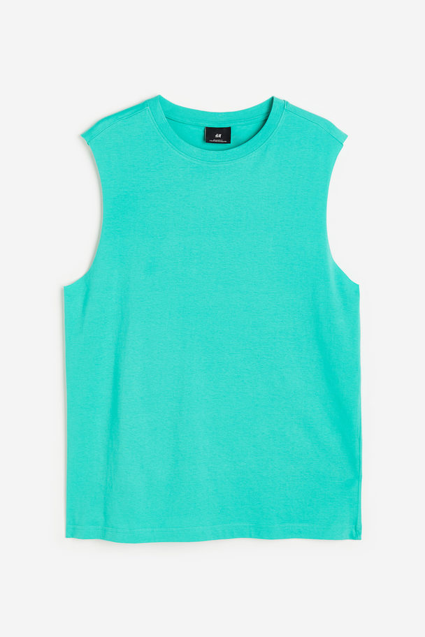 H&M Tanktop Klar Turkis