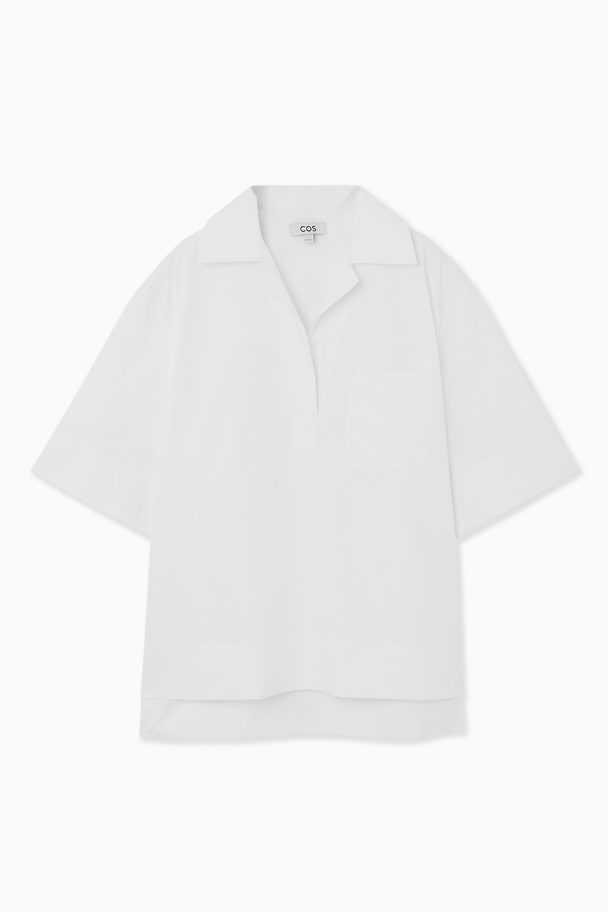 COS Short-sleeved Resort Shirt White