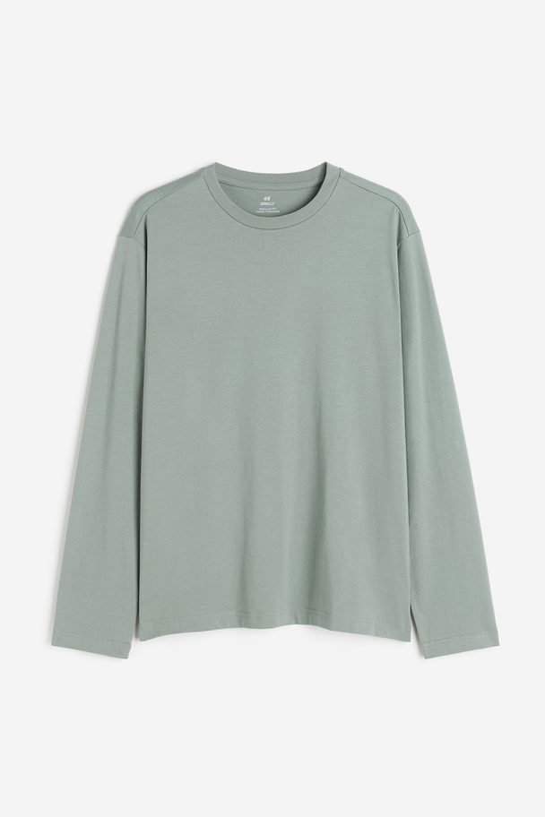 H&M THERMOLITE® Jerseyshirt Regular Fit Salbeigrün