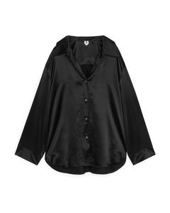 Silk Shirt Black