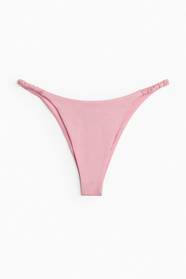 H&M Brazilian Tanga Bikini Bottoms Pink