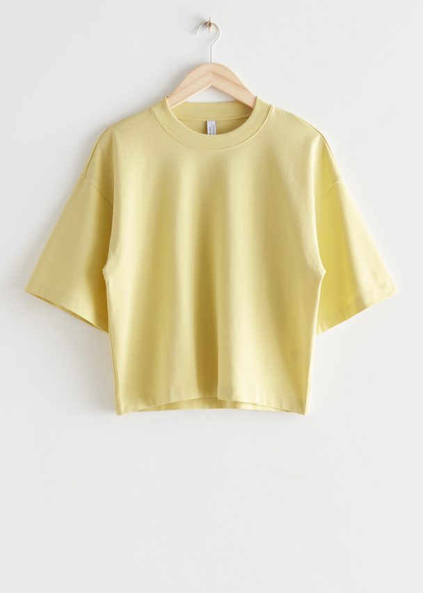 & Other Stories Relaxed T-shirt Yellow