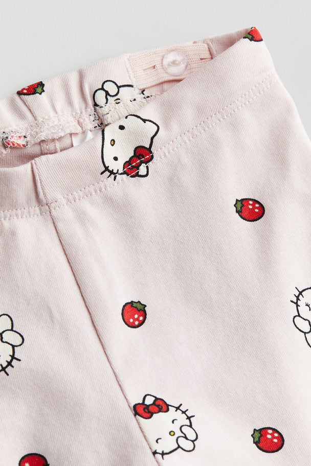 H&M 2-teiliges Set mit Print Hellrosa/Hello Kitty