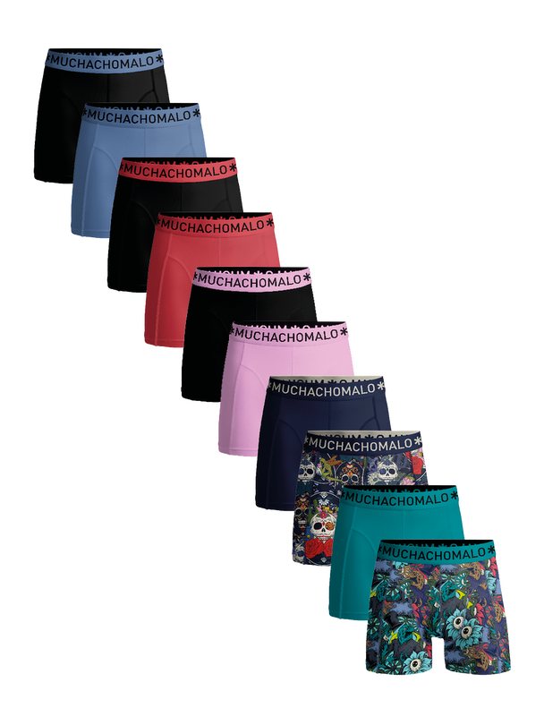 Muchachomalo 10er-Pack Boxershorts Herren - Weicher Bund - perfekte Qualität