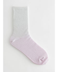 Soft Tie-dye Socks Soft Pink