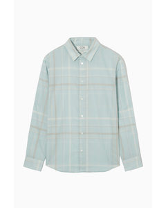 Windowpane-checked Shirt Light Blue / Checked