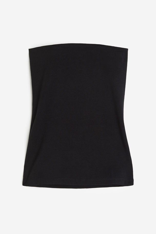 H&M Tubetop Zwart