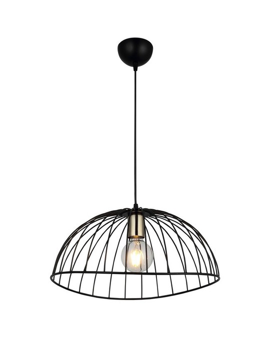 Homemania Homemania Noma Hanging Lamp - Chandelier - Ceiling Lamp - Gold, Black Made Of Metal, 40 X 40 X 110 C