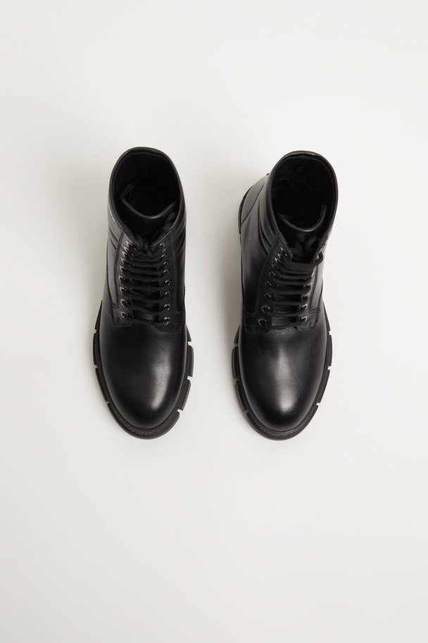 Karl Lagerfeld Aria Mid Lace Boot Black
