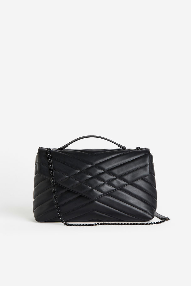 H&M Quilted Shoulder Bag Black