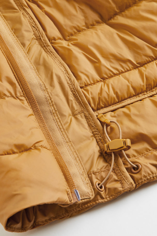 H&M Lightweight Insulated Jacket Dark Yellow