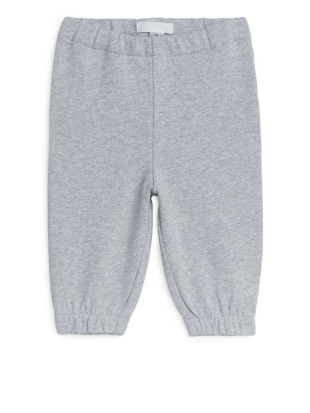 ARKET Cotton Terry Sweatpants Grey