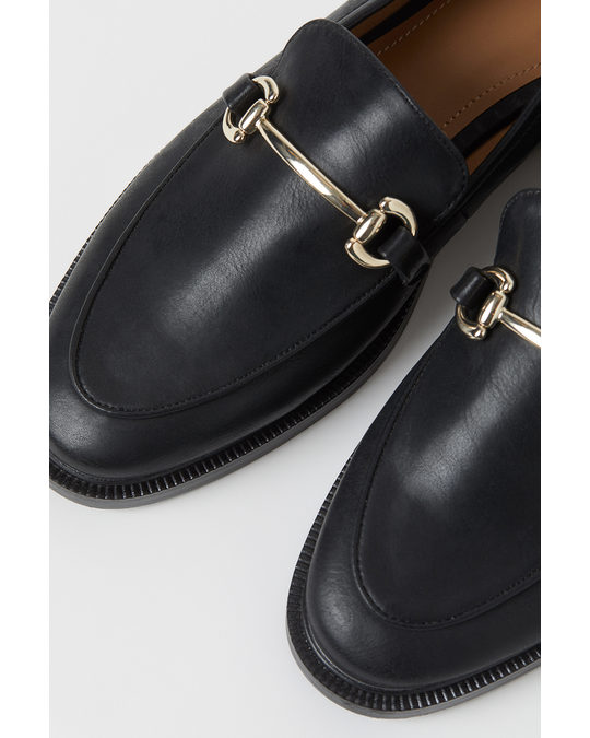 H&M Snaffle-trim Loafers Black