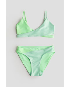 Bikini Mintgrün/Colorblocking