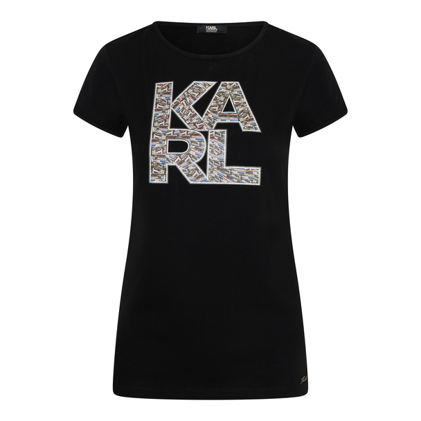 Karl Lagerfeld Karl Lagerfeld Library Logo Shirt Black