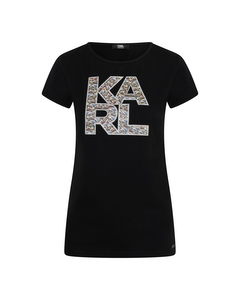 Karl Lagerfeld Library Logo Shirt Svart
