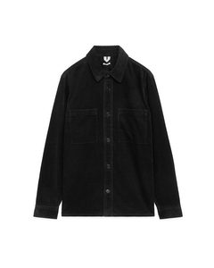 Corduroy Overshirt Black