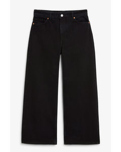 Mamiko Black Regular Waist Jeans Black