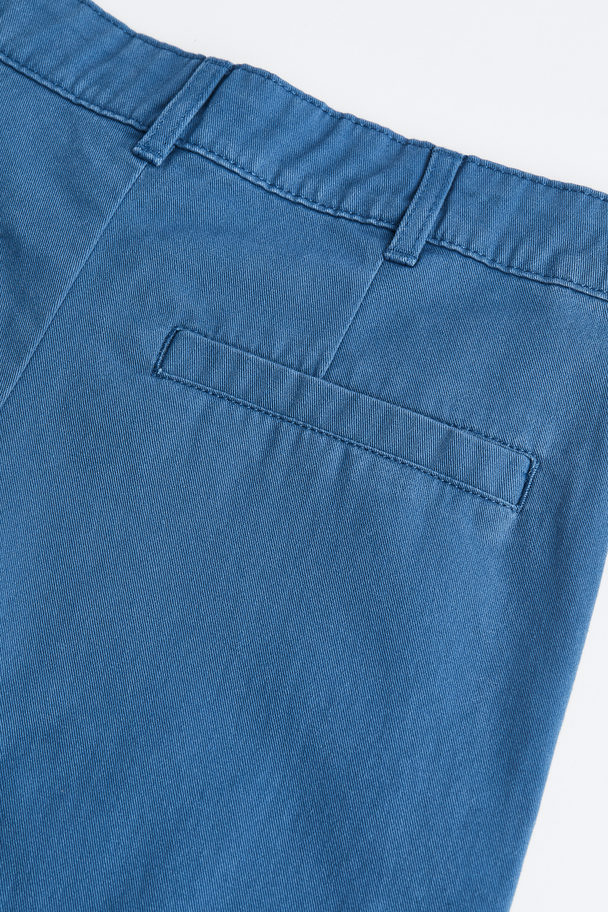 H&M Chino - Baggy Fit Blauw