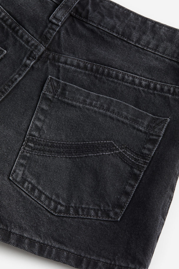H&M Shorts I Denim Mørkegrå