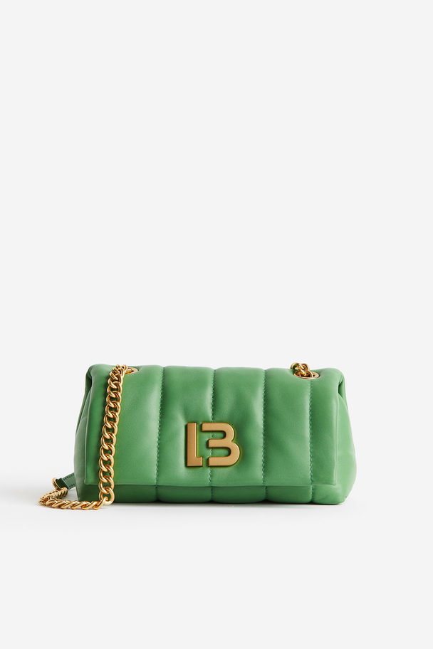 BIMBA Y LOLA Leather Flap Bag Green