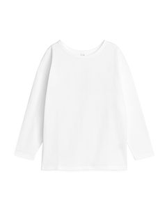 Relaxed Cotton Top White