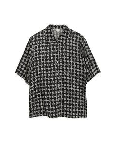 Printed Resort Shirt Black/white