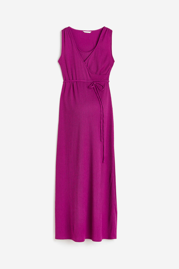 H&M Mama Before & After Pregnancy/nursing Dress Purple