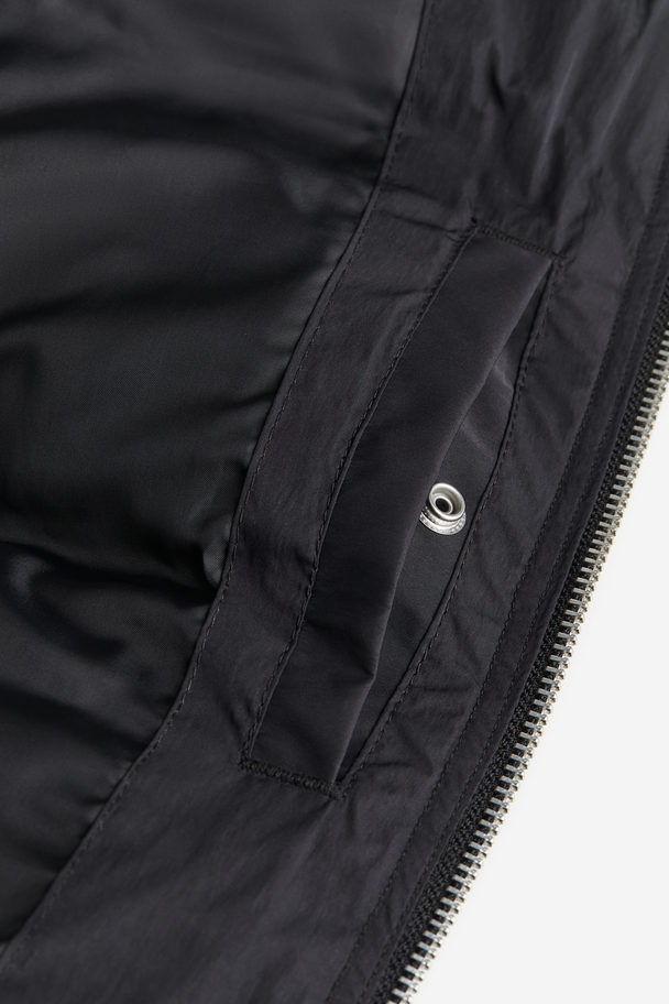 H&M Regular Fit Puffer Jacket Black