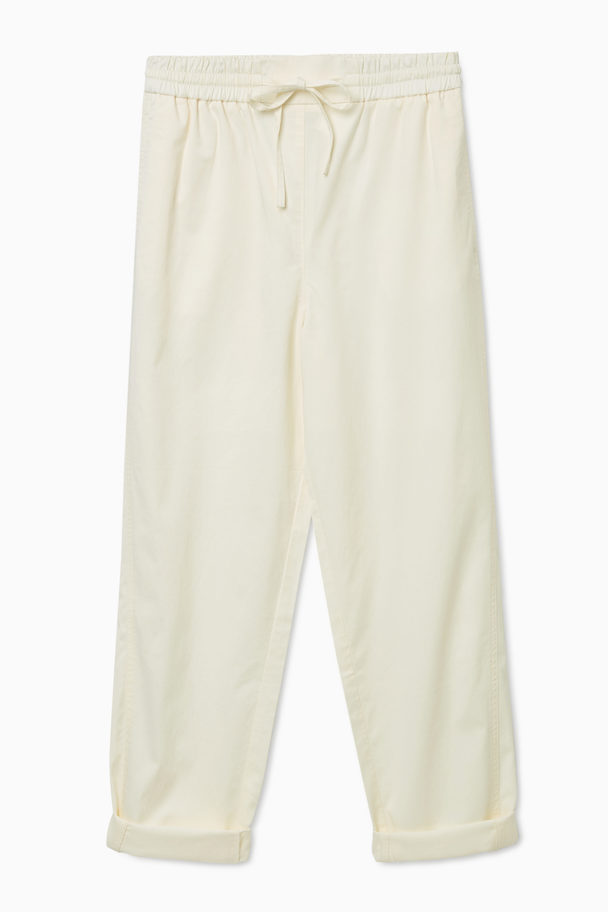 COS Drawstring Trousers White
