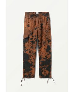 Kristoffer Dyed Cargo Trousers Black & Brown