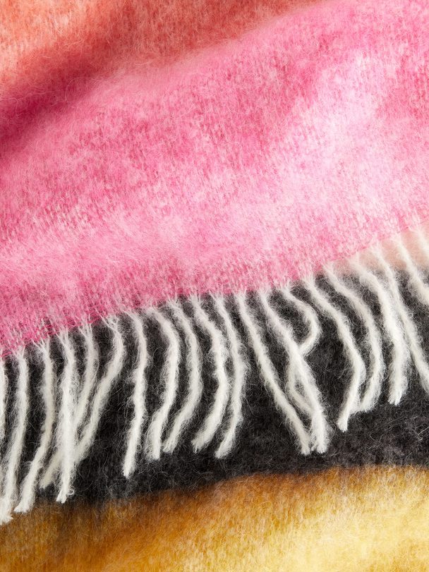 Stackelbergs Stackelbergs Stockholm Mohair Blanket Multi Colour