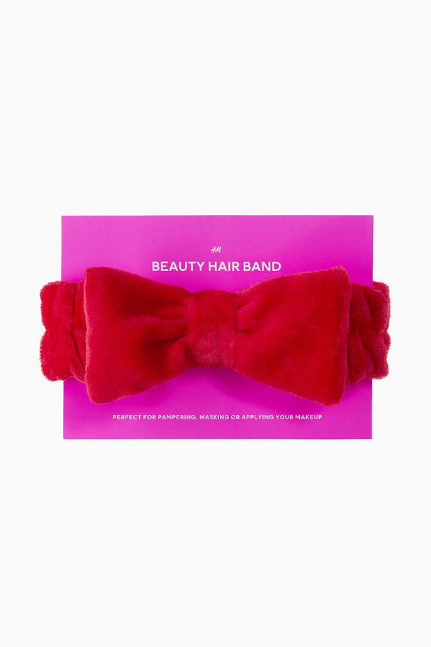 H&M Beauty-Haarband Rot