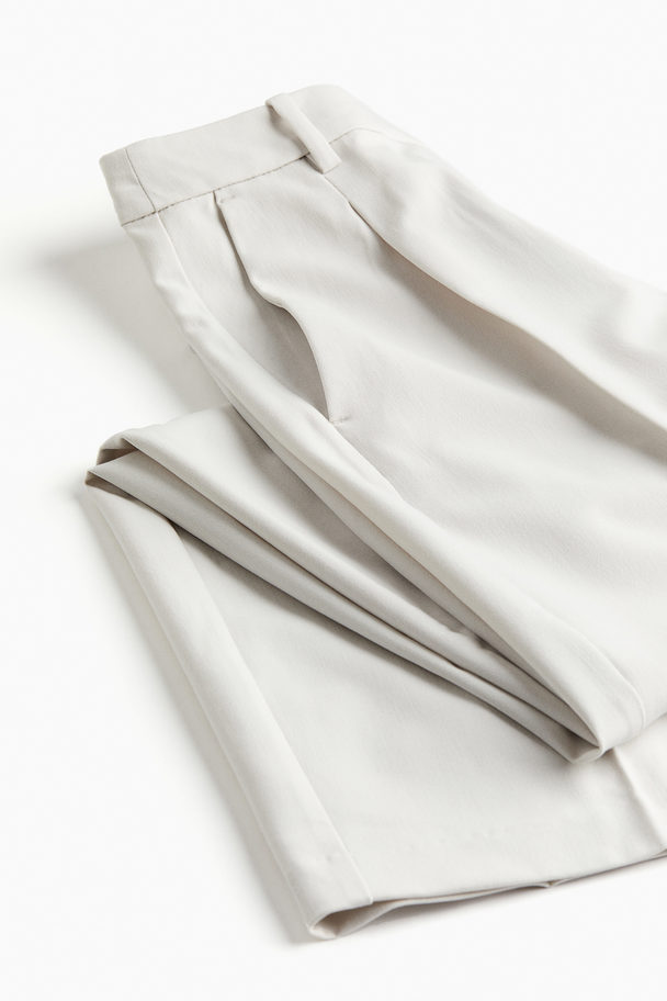 H&M Weite Hose Hellbeige